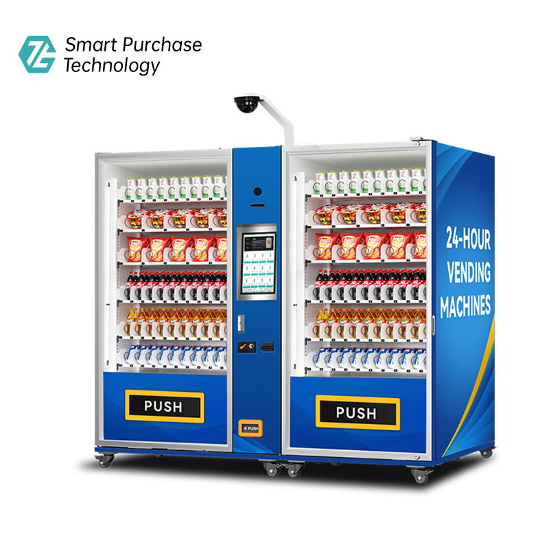 15.6 INCH-120 CARGO LANES Combination Vending Machine