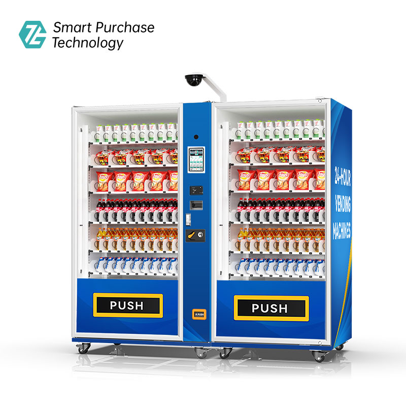 8 INCH-120 CARGO LANES Combination Vending Machine