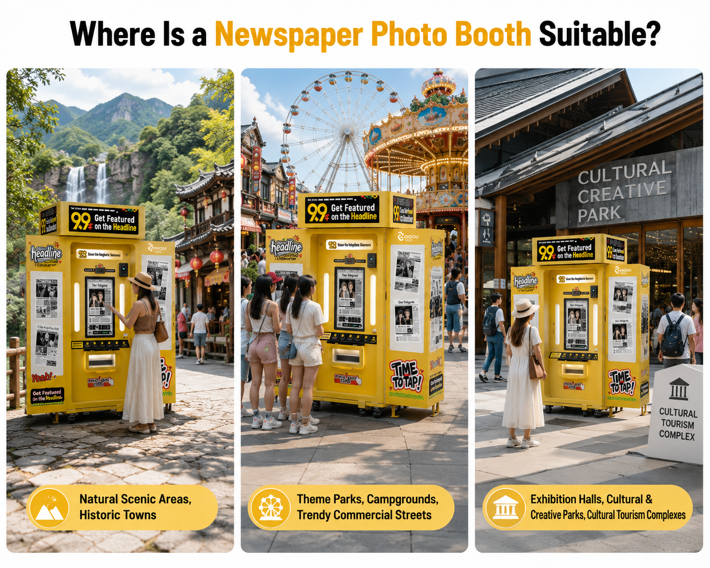 Where is a newspaper photo booth suitable.png